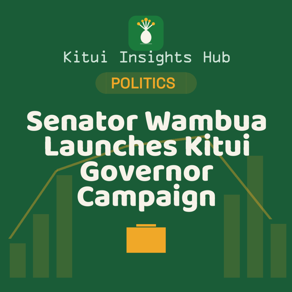 Senator Wambua Launches Kitui Governor Campaign