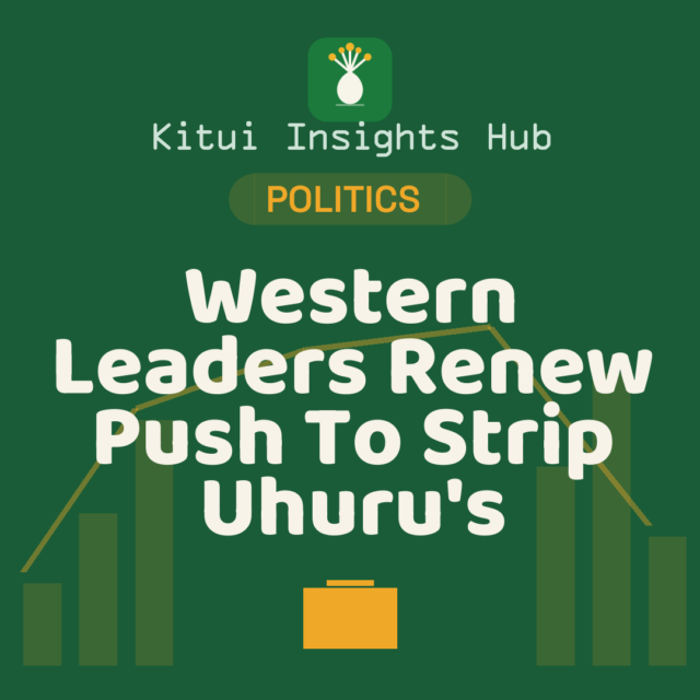 Western Leaders Renew Push To Strip Uhuru's Pension