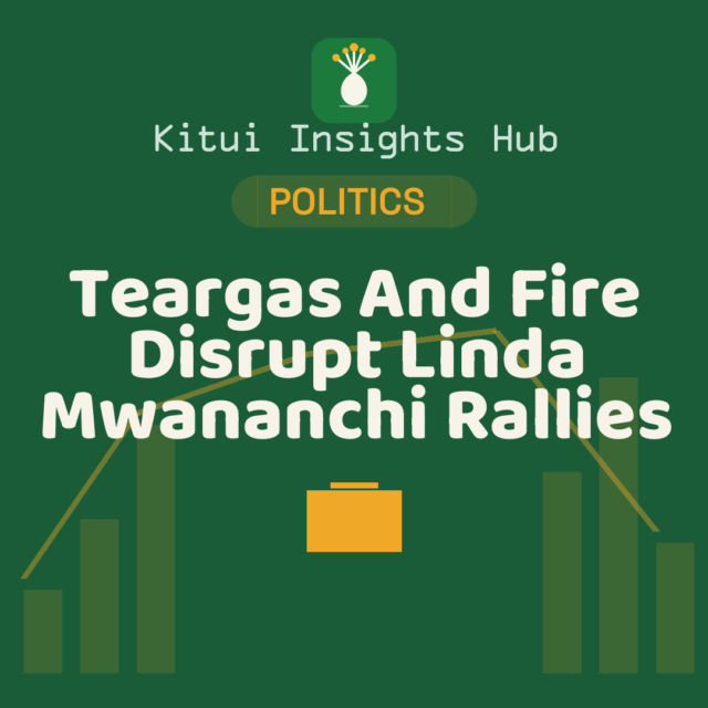 Teargas And Fire Disrupt Linda Mwananchi Rallies