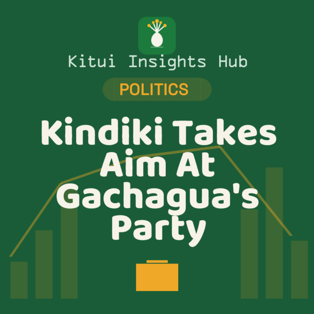 Kindiki Takes Aim At Gachagua's Party