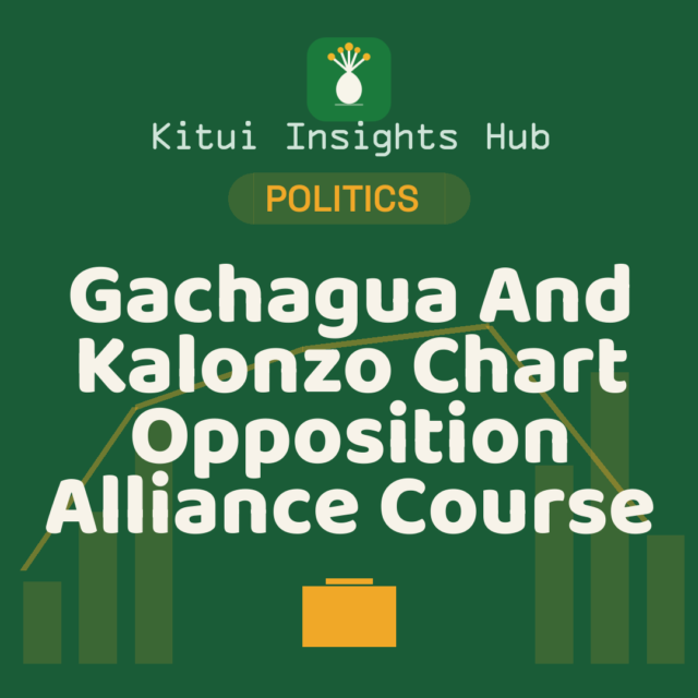 Gachagua And Kalonzo Chart Opposition Alliance Course