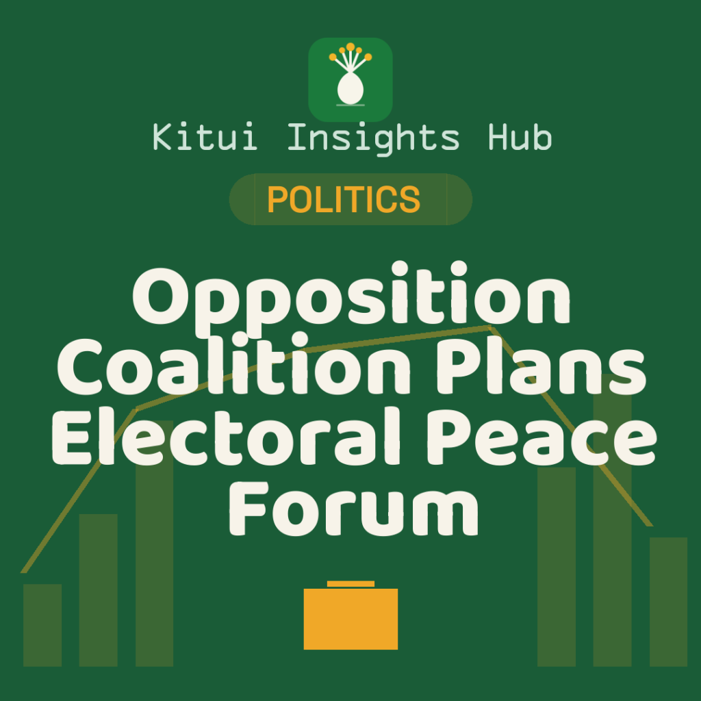 Opposition Coalition Plans Electoral Peace Forum