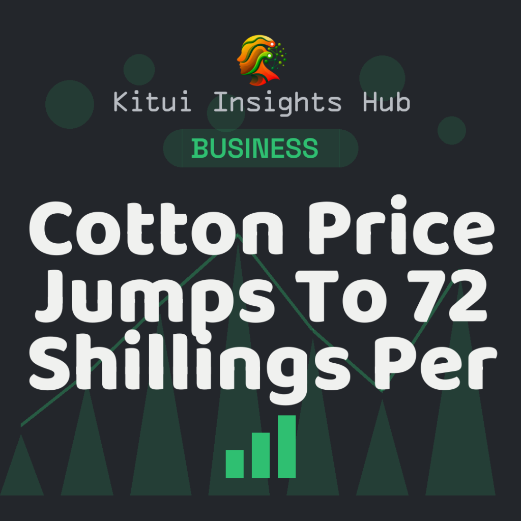 Cotton Price Jumps To 72 Shillings Per Kilo
