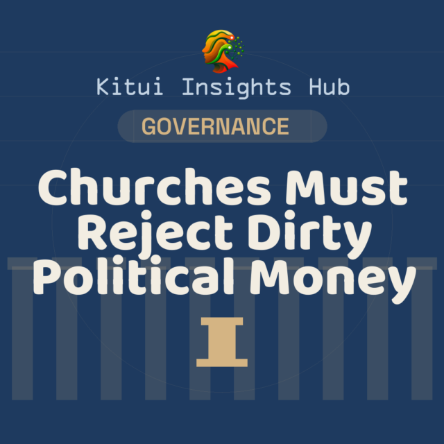 Churches Must Reject Dirty Political Money