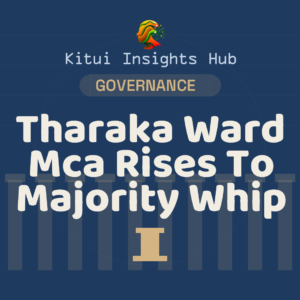 Tharaka Ward MCA Rises To Majority Whip